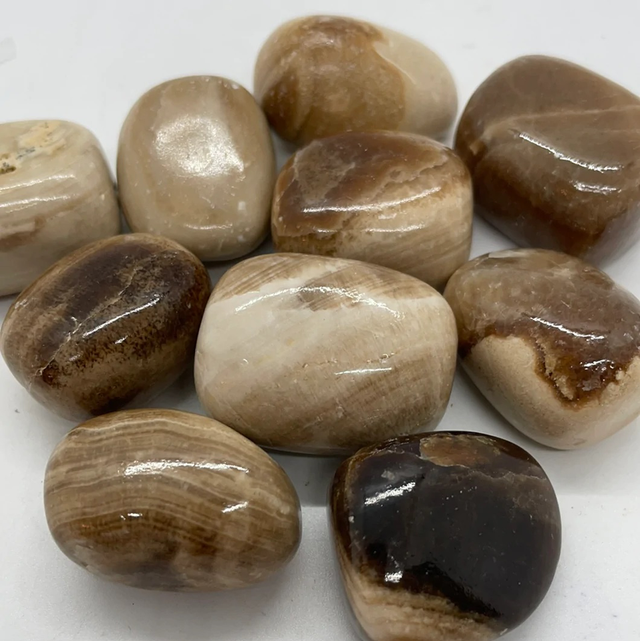 Cappacino Calcite Tumblestone