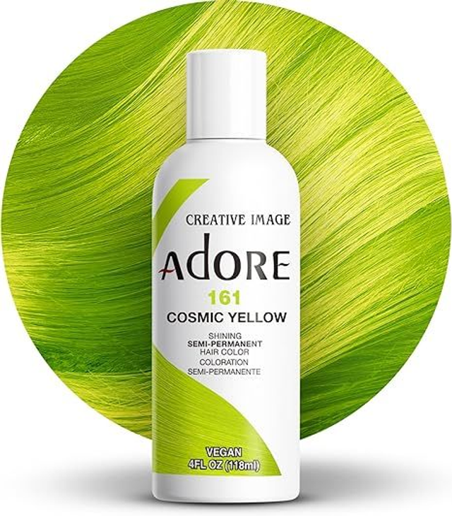 Adore Shining Semi-Permanent Hair Colour 118 ml (161 Cosmic Yellow)
