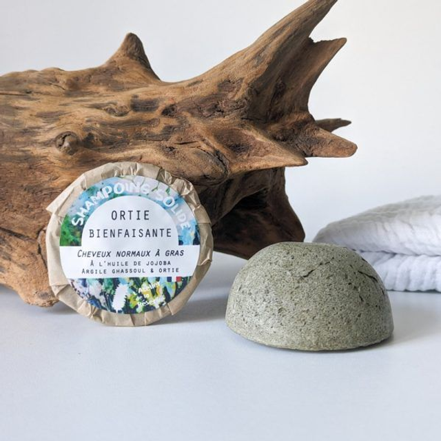 Shampoing solide ortie bienfaisante 80g 