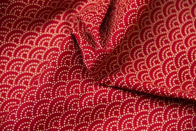 Olas Rojo Granate 50x55 cm