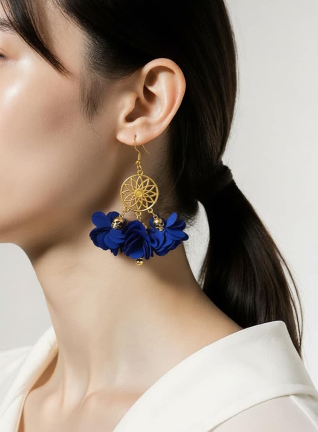 Boucles d'oreilles lustre Neel Kamal