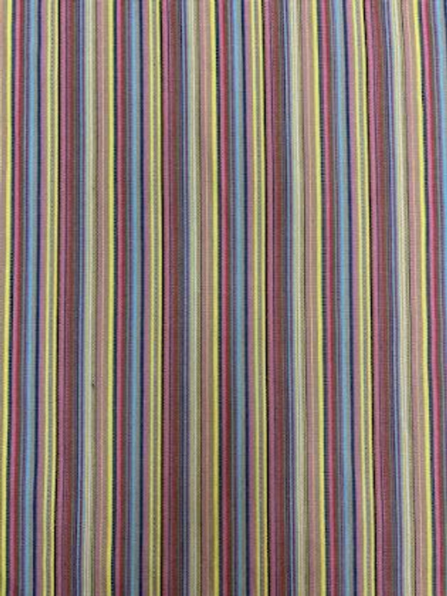 Tan, Pink &amp; Yellow Stripe Woven