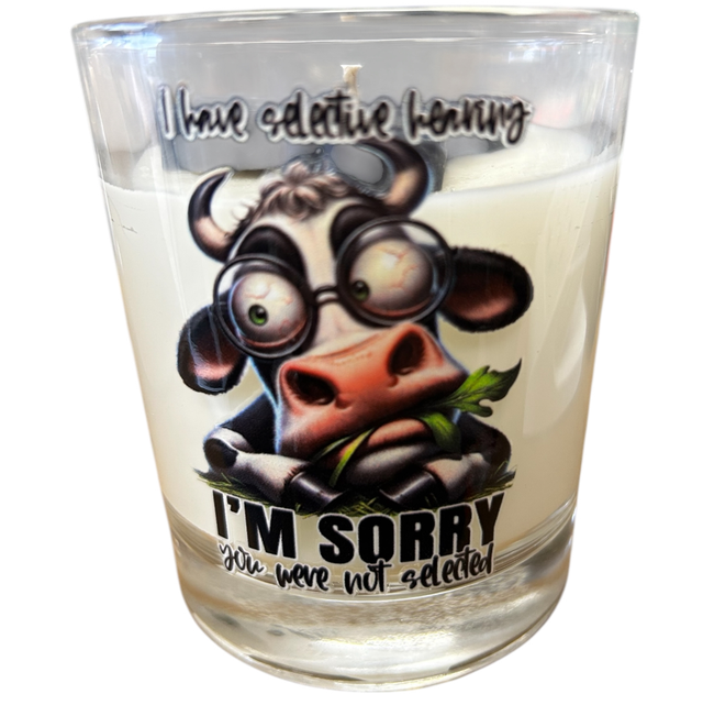I’ve Got Selective Hearing Cow Bad Attitude 30cl Candle