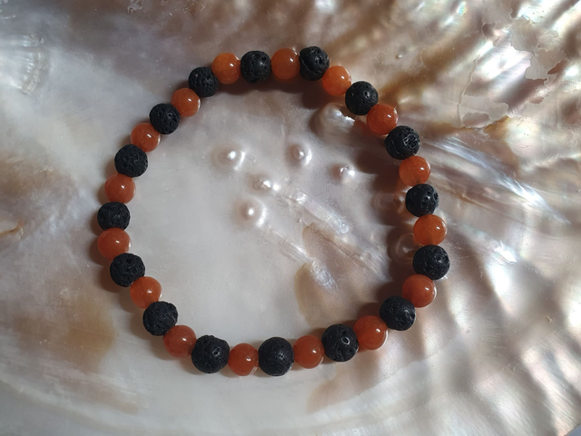 Armband Lava & Sonnenstein (Aventurin)