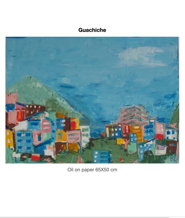 ART OIL ON PAPER - GUACHINCHE
