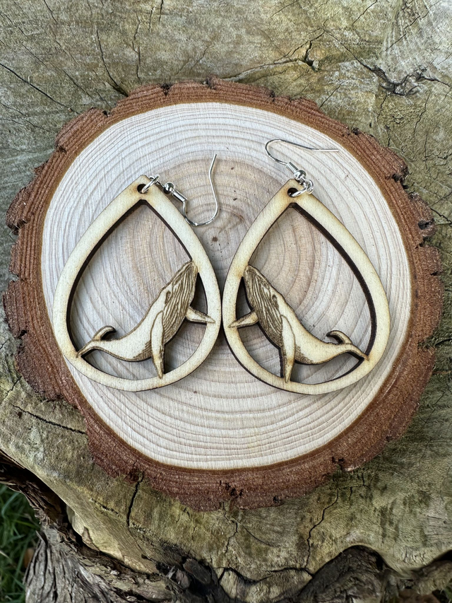 Boucle d'oreilles baleine