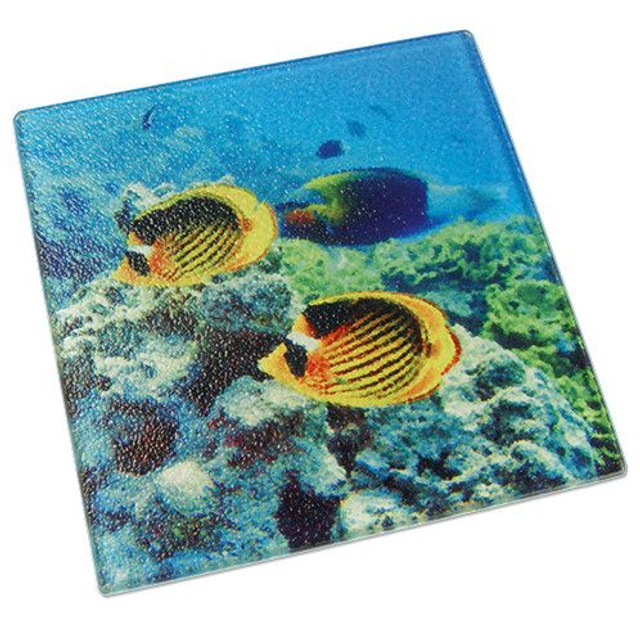 Dessous de plat en verre 