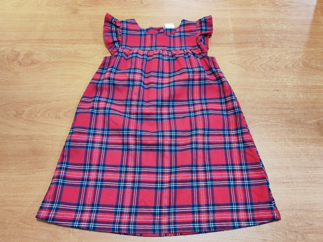 Robe à carreaux 2 ans