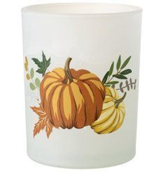 Pumpkin Opaque Candle Holder