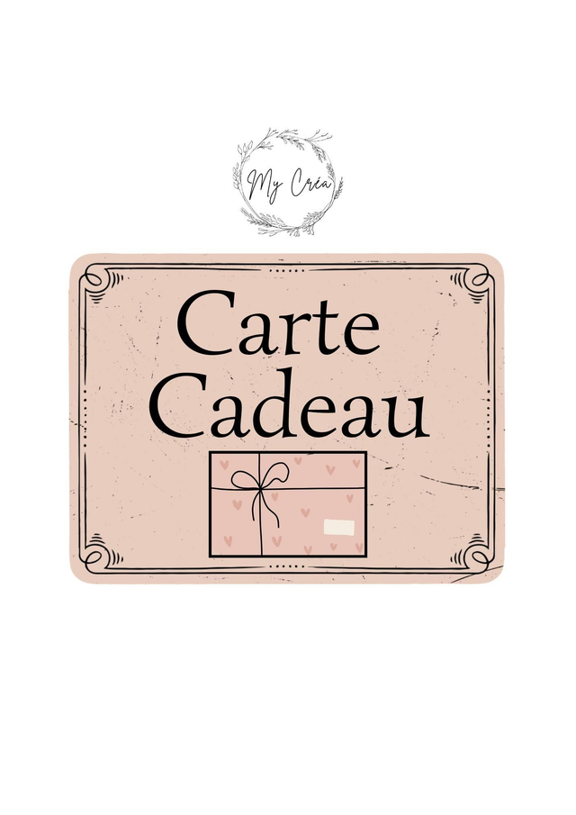 Carte cadeau 