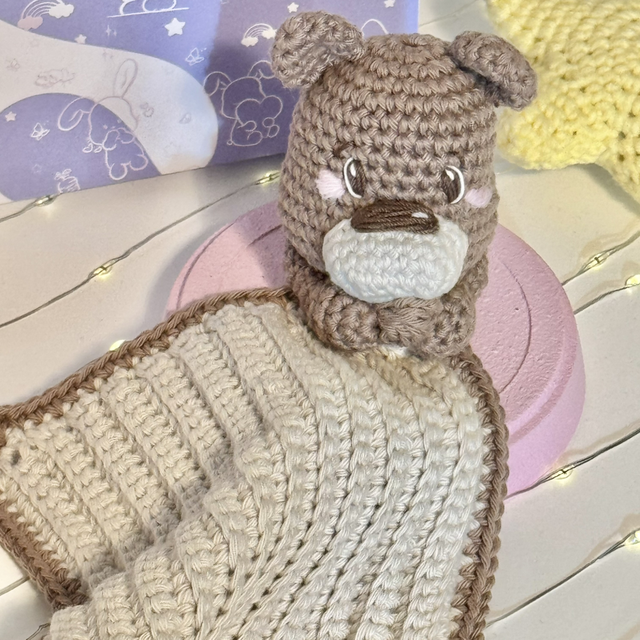 Bear mini blanket
