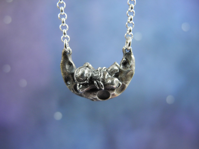 I need space necklace silver