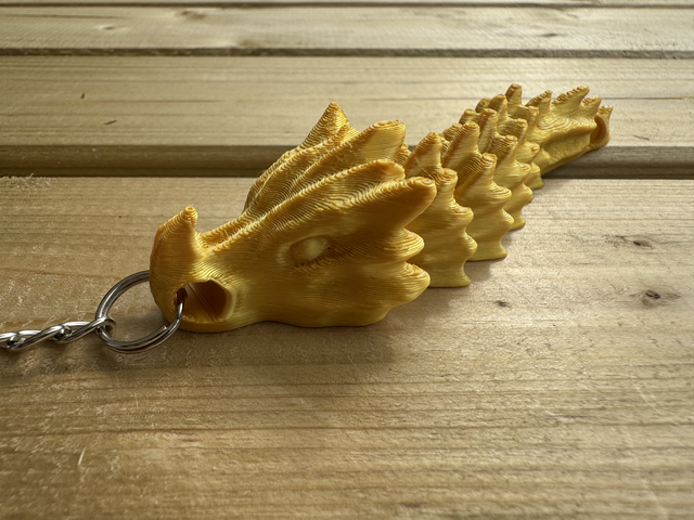 Bone Dragon Keychain
