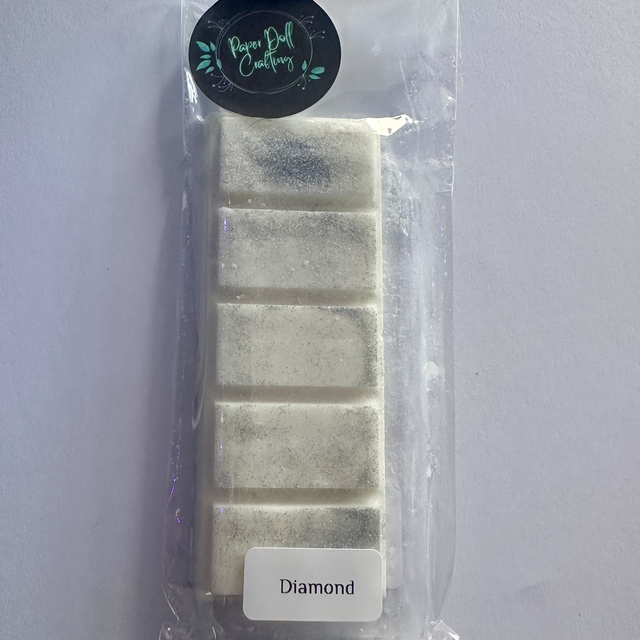 Soy Wax Melt Large Snap Bar - Diamond