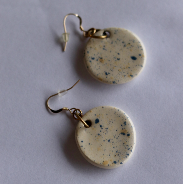 Boucles d’oreilles mouchetées - ancienne collection 