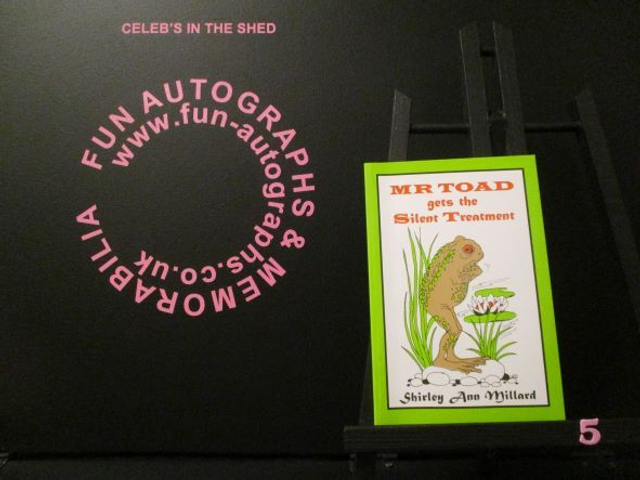 Shirley Ann Millard 'Mr Toad Gets The Silent Treatment' Authentic Autographed Paperback Book (5)