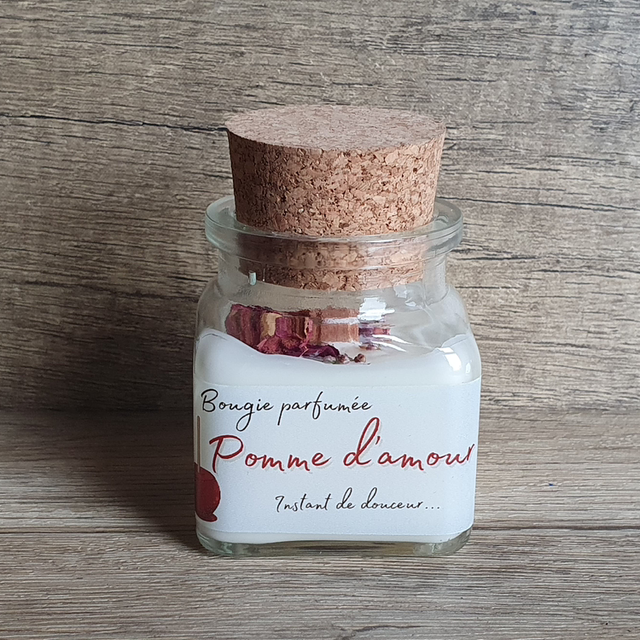 Bougie Pomme d&#039;amour