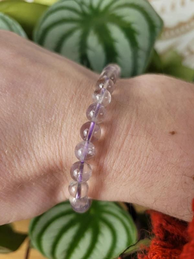Améthyste claire - Bracelet avec perles de 6 mm