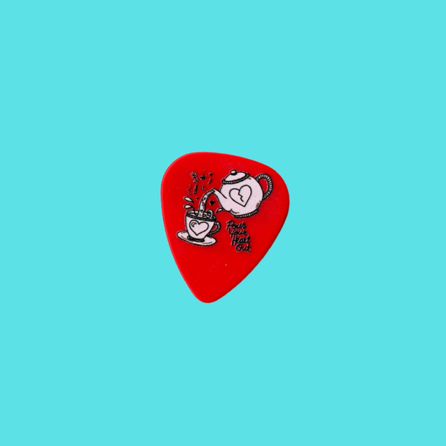 Custom Guitar Pick - Chris November / Pour Your Heart Out