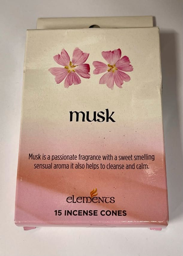 Elements Incense Cones - Musk 