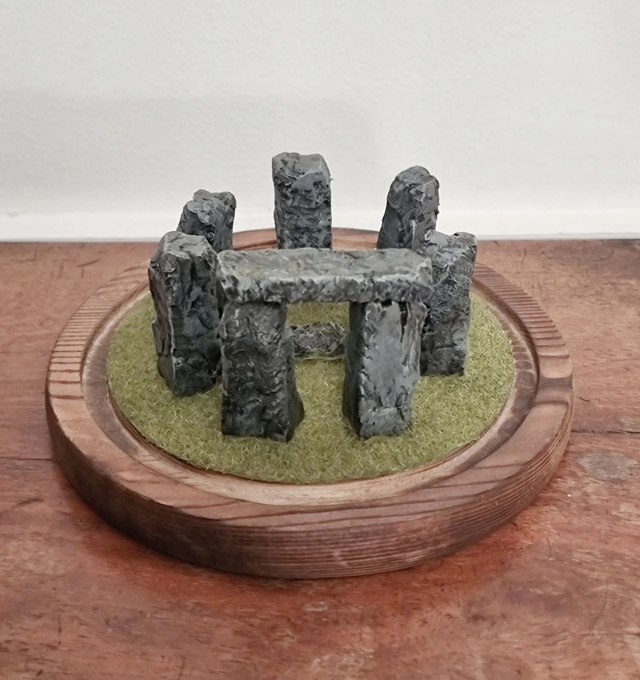 Stonehenge Style Diorama In Glass Dome | UK Hand-Crafted Stone Circle