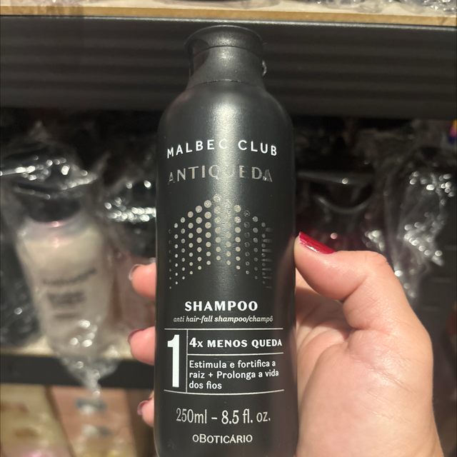Shampoo Anti Queda Malbec Club 250ml