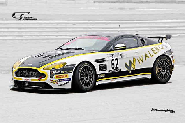 C180612 Aston Martin V8 Vantage GT4 British GT Academy #62 2018 Rockingham