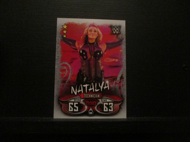 Natalya - Raw Slam Attax Live Original Trading Card #126