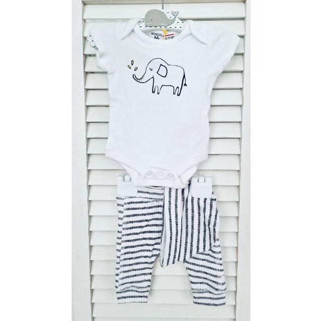 Ensemble éléphant 1 mois 