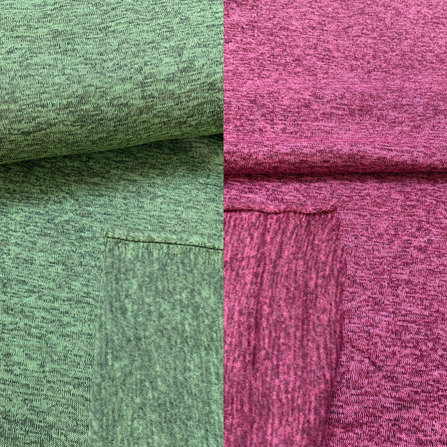 Olive & Berry Marl Knit Fleece