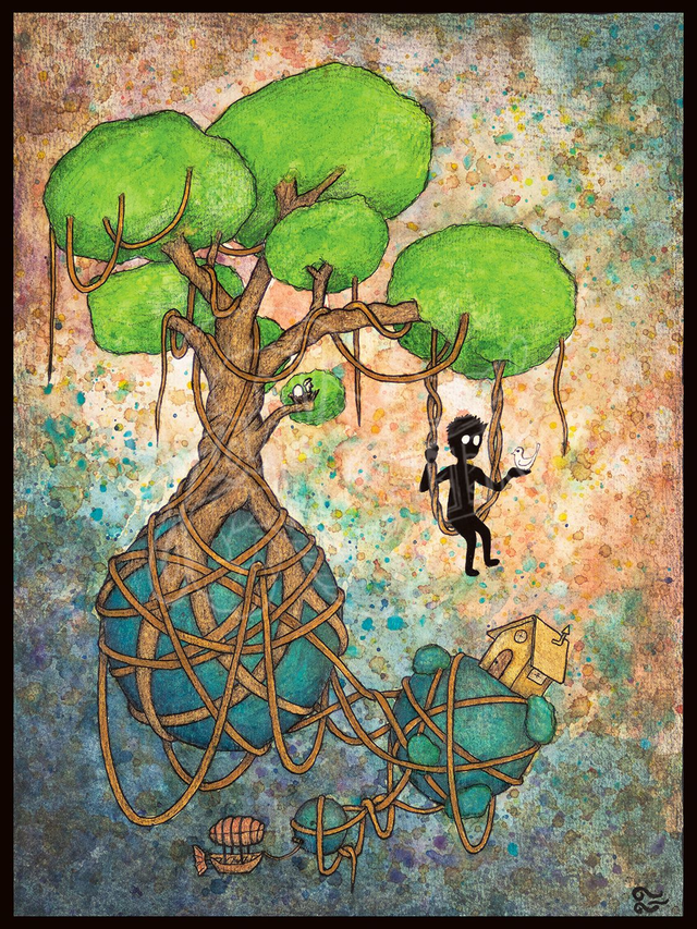 &quot;P&#039;tit coin de tranquilité&quot; Print