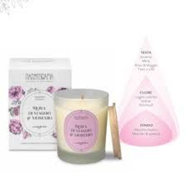 Candela Rosa di Maggio e Muschio Nasoterapia