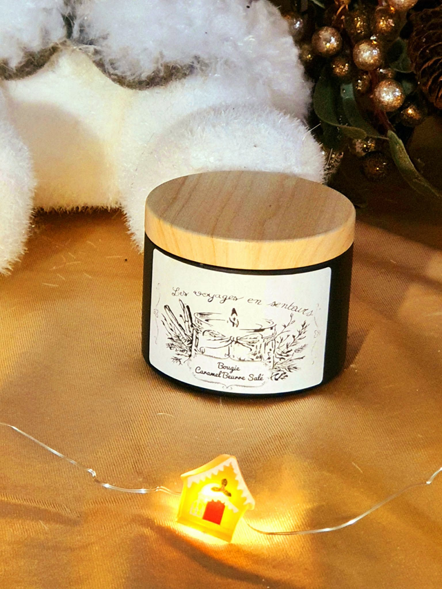 Bougie Caramel au Beurre Salé (Hibiscus)
