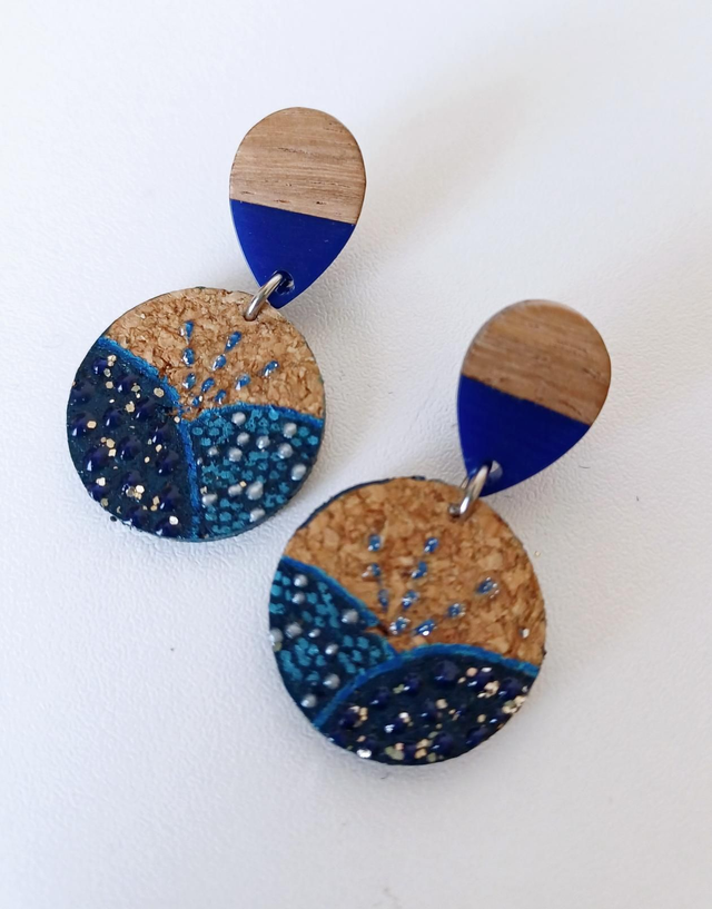 &quot; Les Gatsby &quot; - Boucles d&#039;oreilles liège 