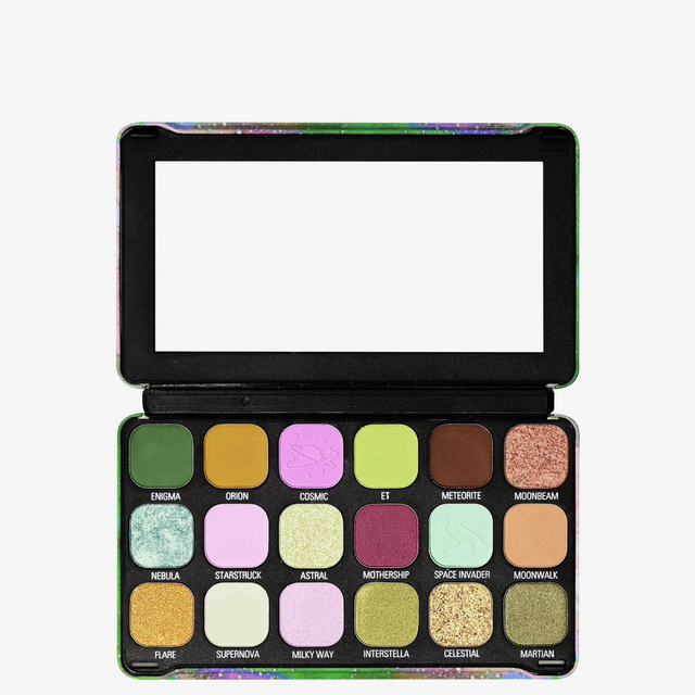 Makeup Revolution REVOLUTION FOREVER FLAWLESS PALETTE - Palette fard à paupière - astro nova green