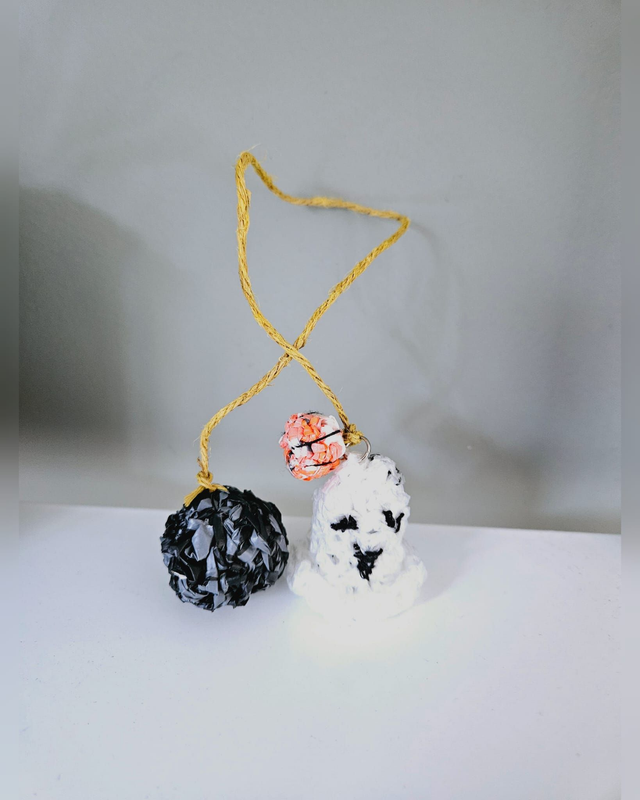 Jasmine Scent Ball Ghost Car Air Refresher Hanging Wall Decor ECO Handmade