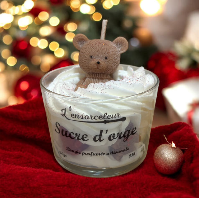 ✨ Bougie Chantilly – Sucre d’orge