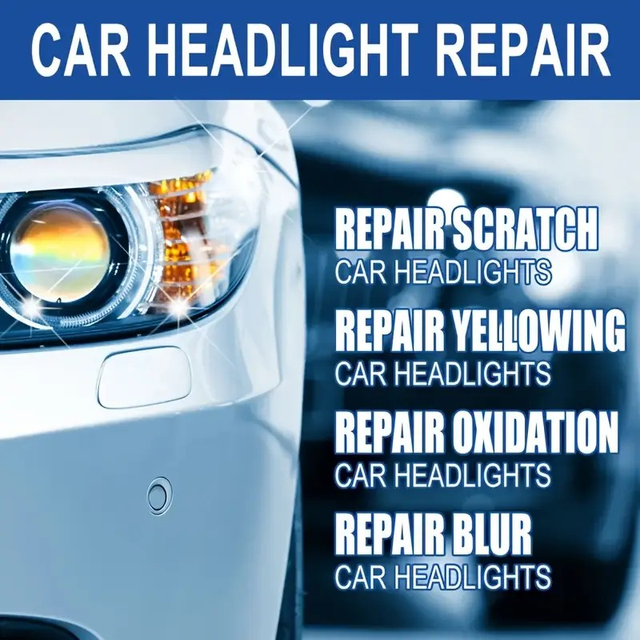 Universal Headlight Lens Restoration Kit 1pc IFUBO 