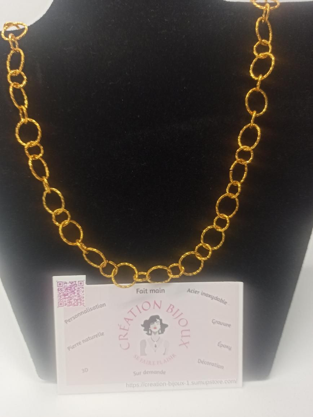 Collier maille ronde