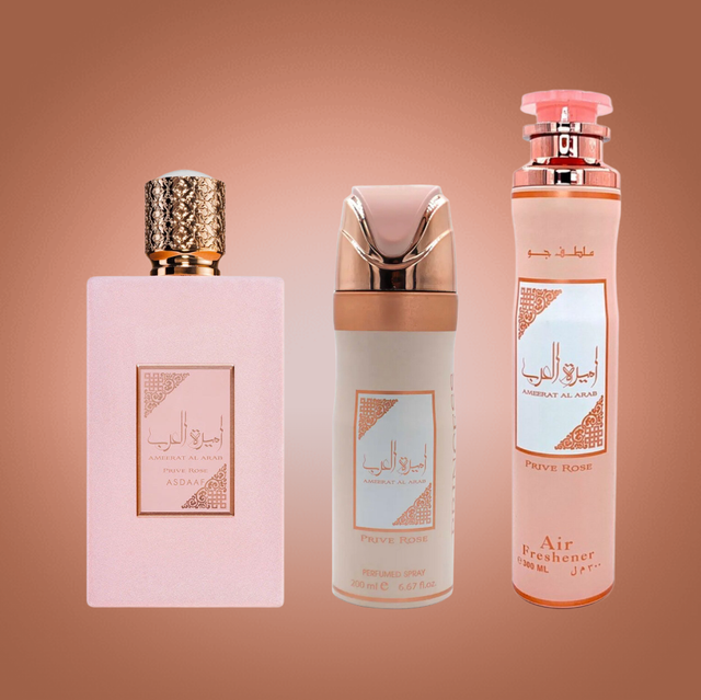 LATTAFA AMEERAT AL ARAB PRIVE ROSE 3 PIECE SET