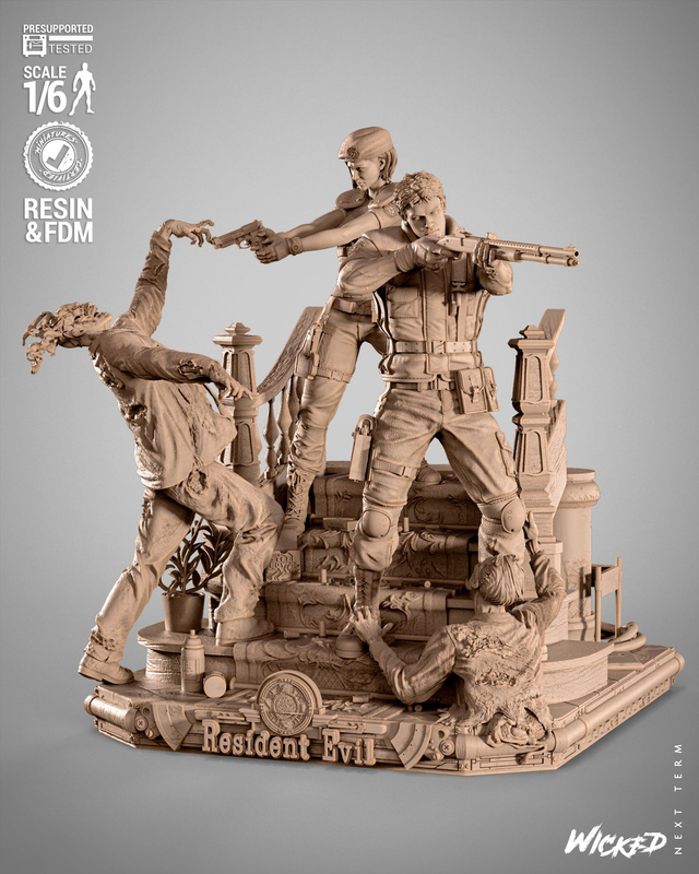 DIORAMA RESIDENT EVIL série gaming