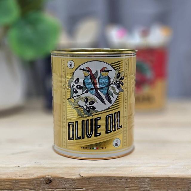 Small Olive Oil Tin