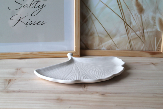 Foglia Ginkgo Biloba vassoio portaoggetti 