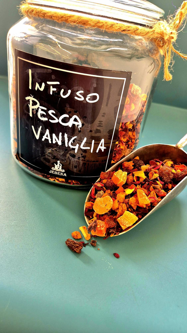Infuso "mangia e bevi" Pesca e Vaniglia