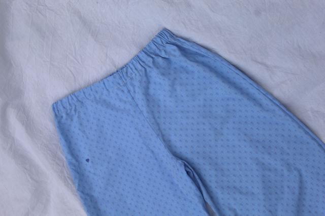 Pantalon bleu à motif - Taille 2