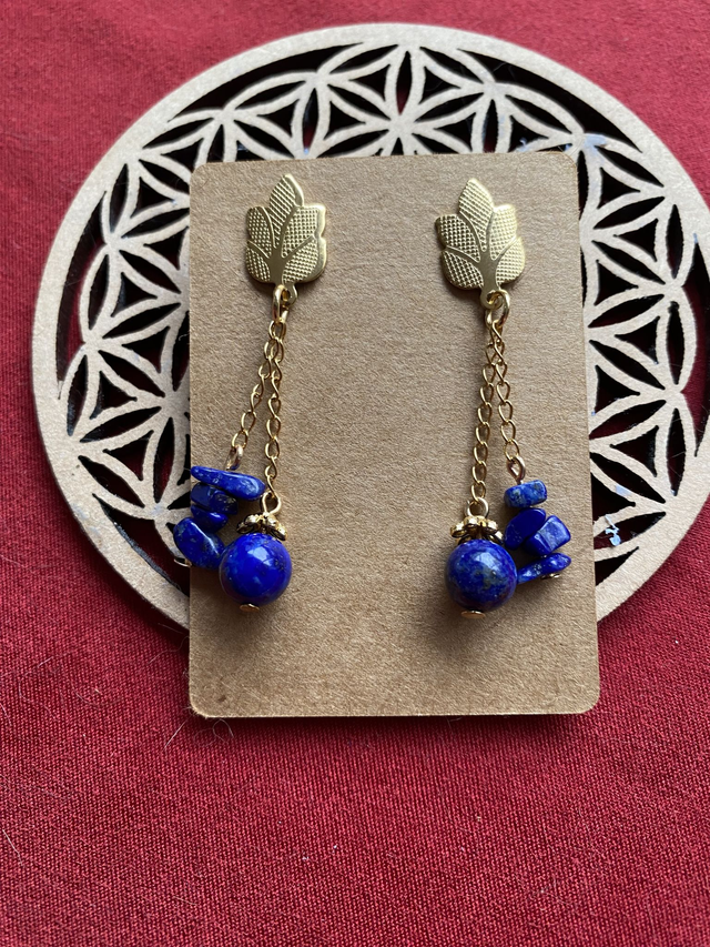 Boucles d'oreille Lapis Lazuli