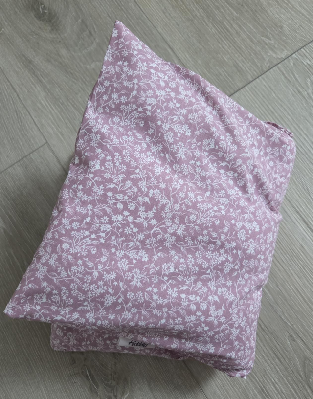 Wohlfühlkissen "mittel" 30x50cm "rosa mit Blümchen "