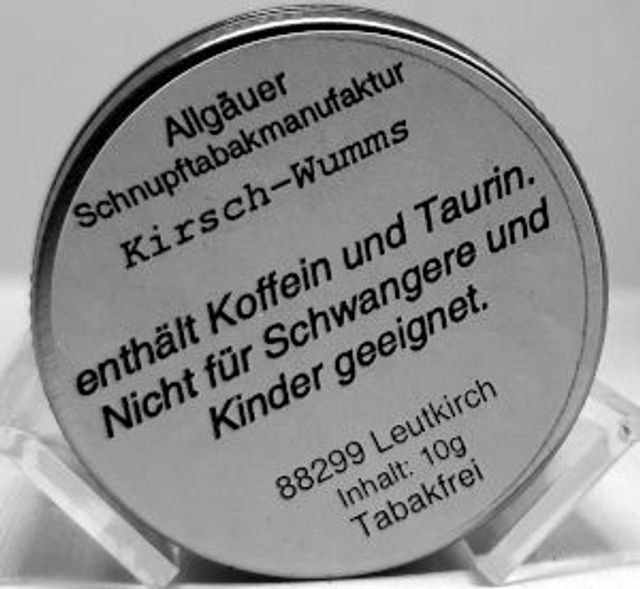 Kirsch-Wumms Energy Snuff, 10 g Dose