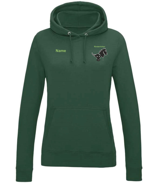 Hoodie Damen bestickt mit Logo und Name