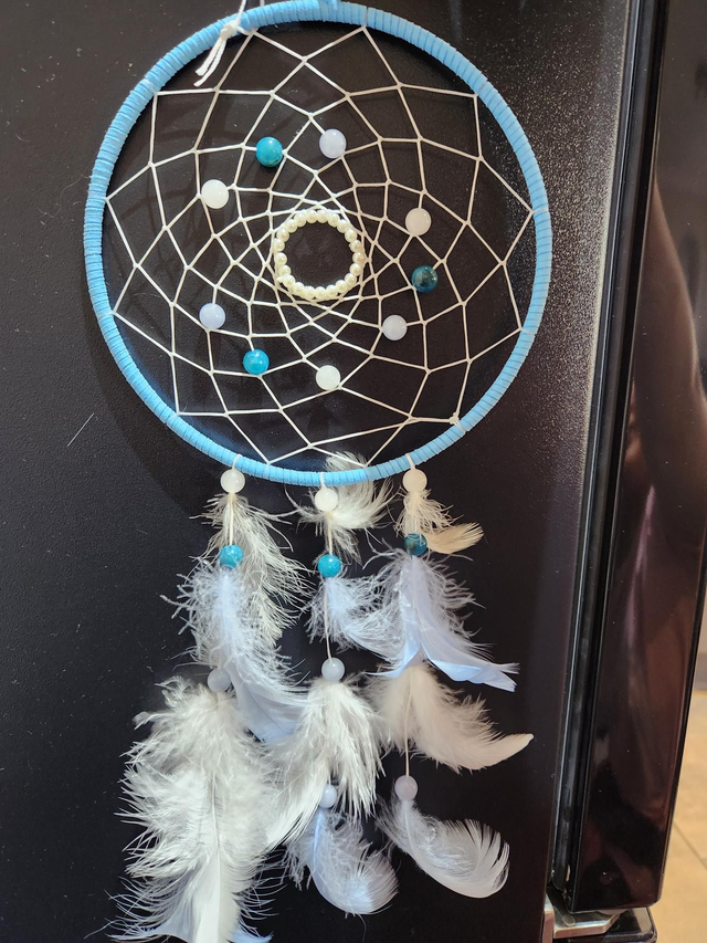 6" Light Blue Dreamcatcher 